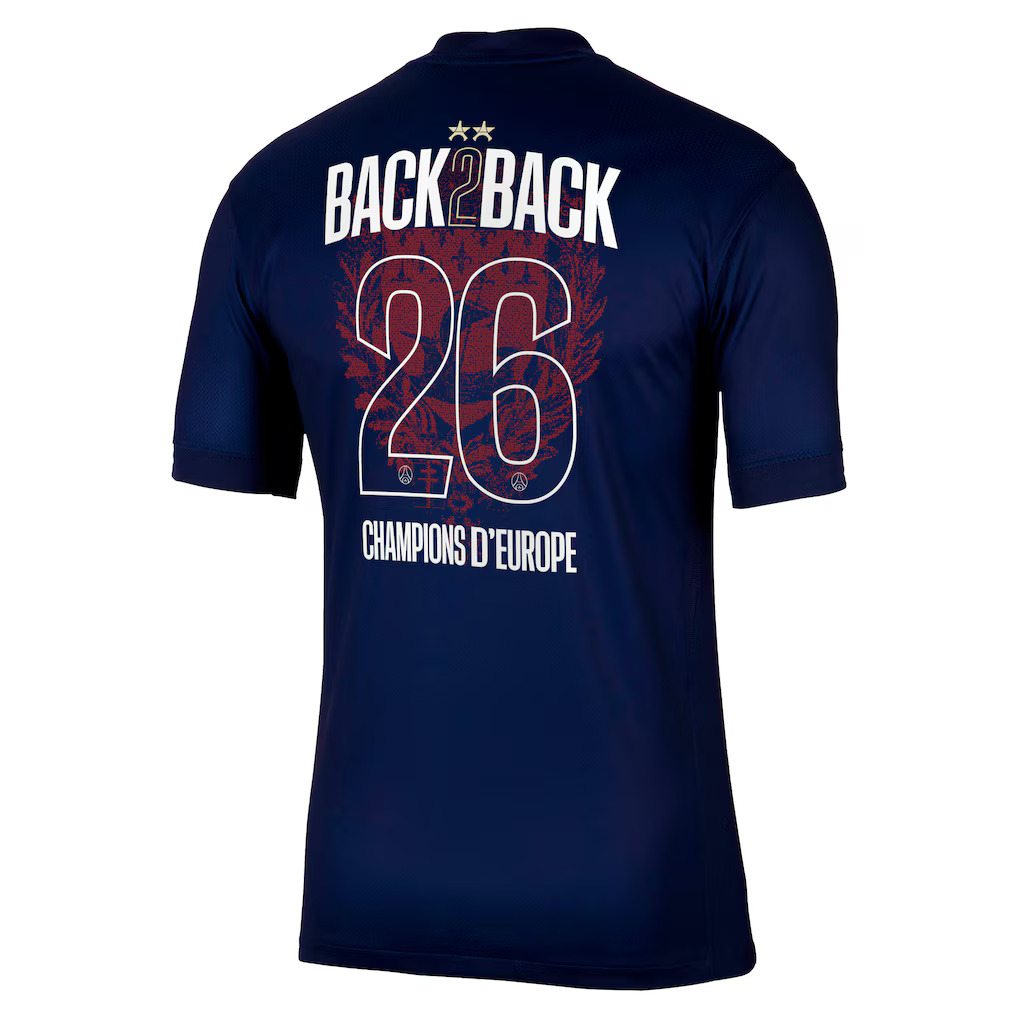 AAA Quality PSG 25/26 Home Champions of Europe 2026 Print Jersey